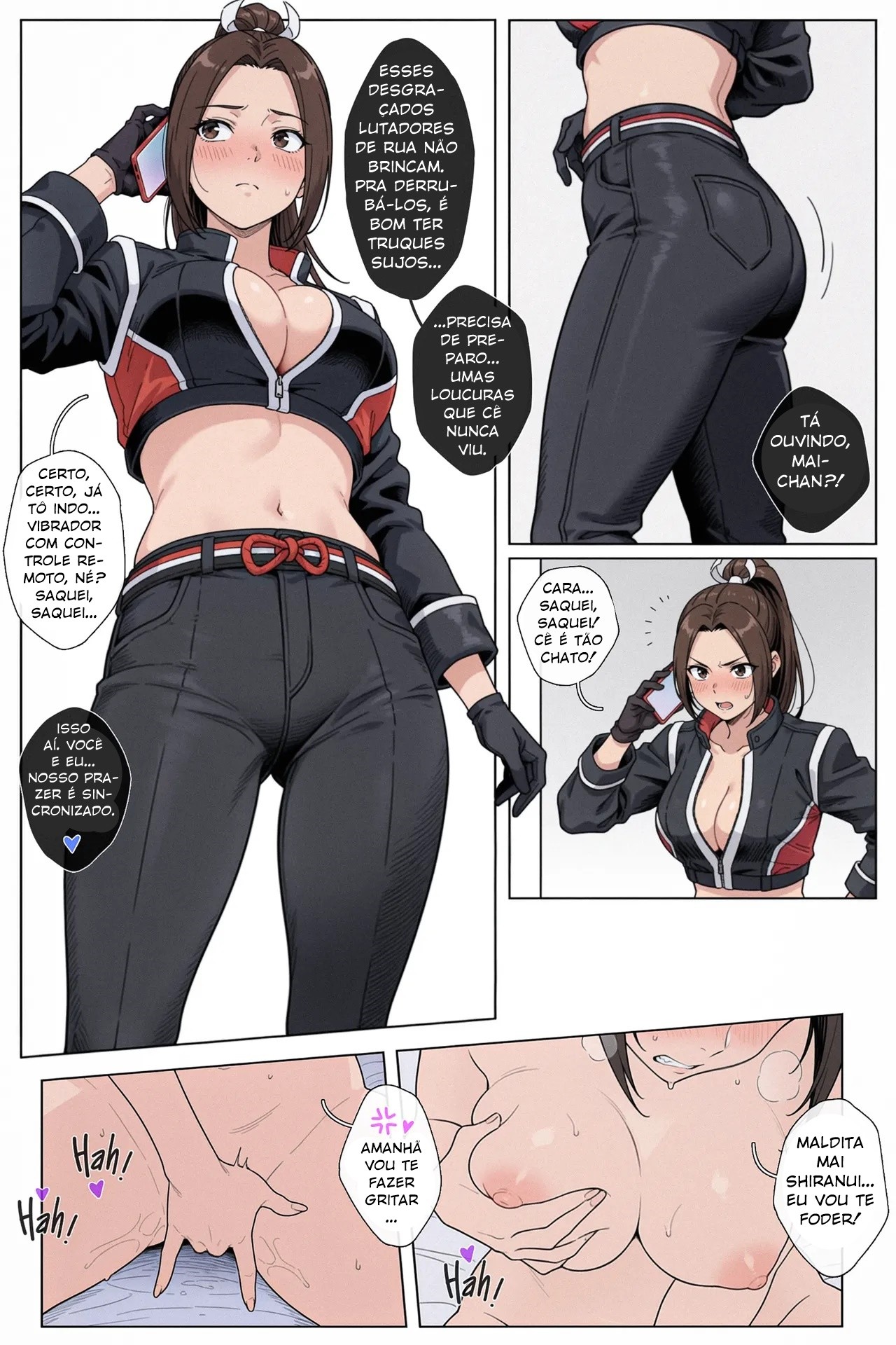 Bikini Fighter: Mai vs Juri Hentai pt-br 02