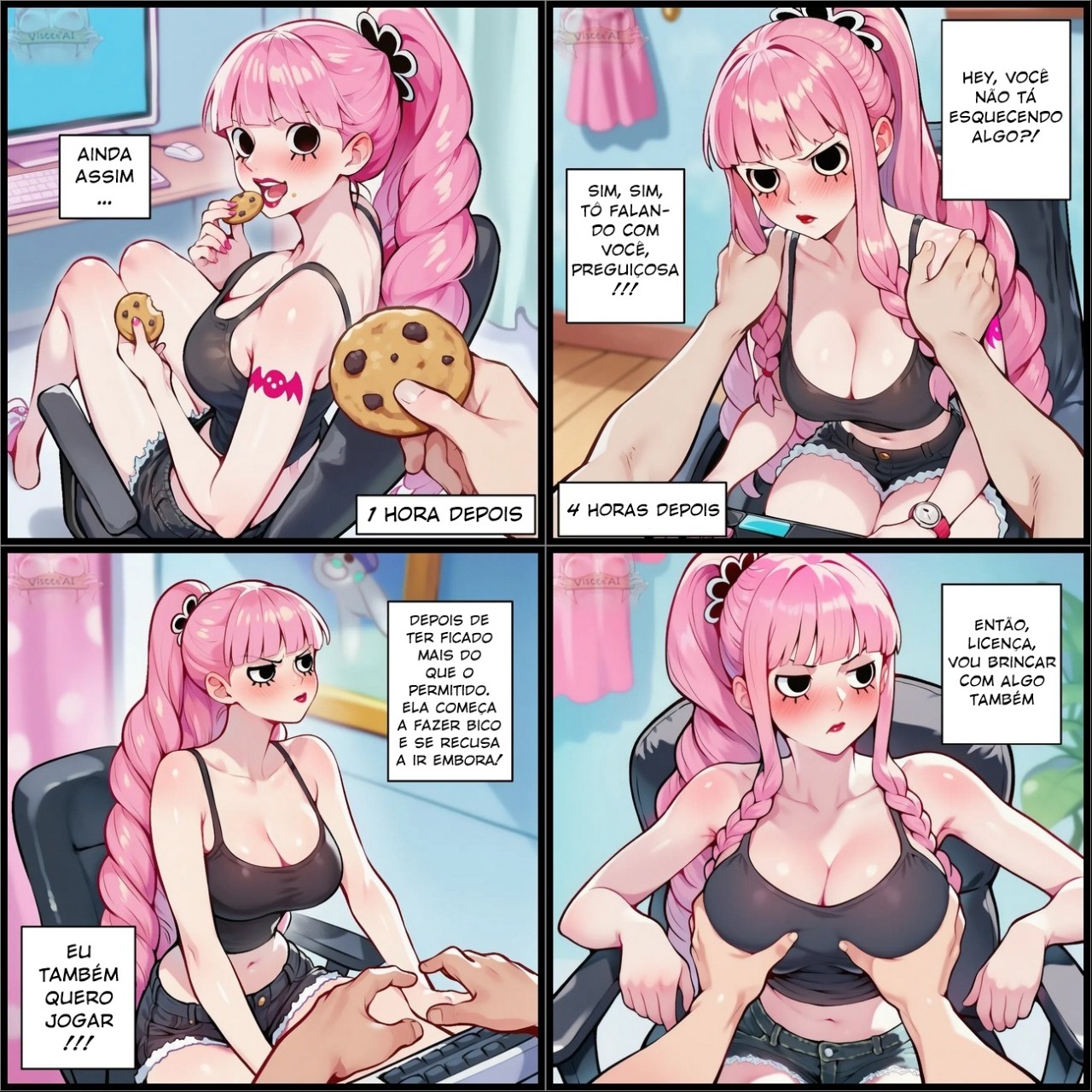 Childhood Friend's Visit Hentai pt-br 02