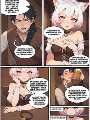 Collar Me a Catgirl ~or~ How Do Heroes Retire? Hentai pt-br 03