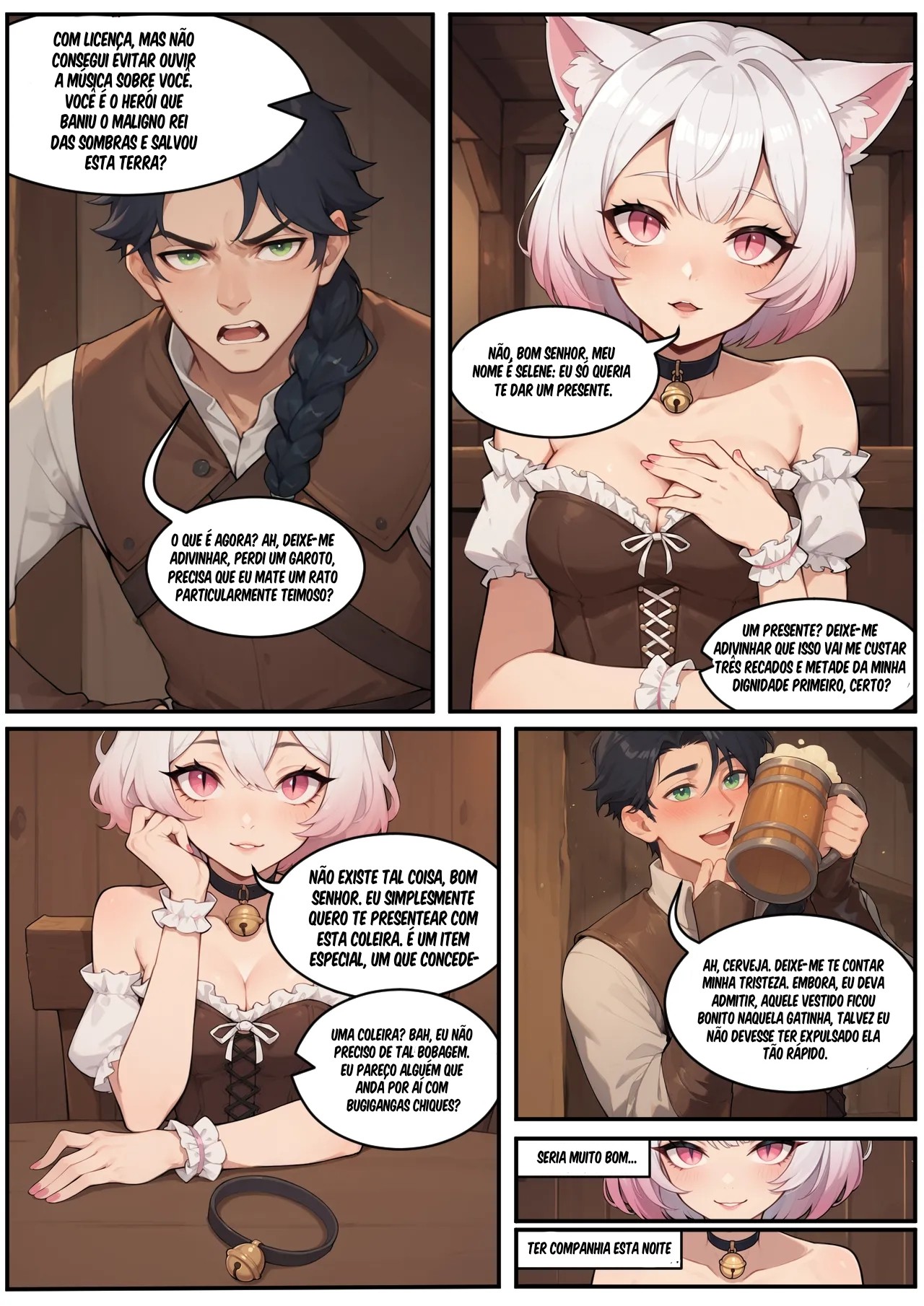 Collar Me a Catgirl ~or~ How Do Heroes Retire? Hentai pt-br 03