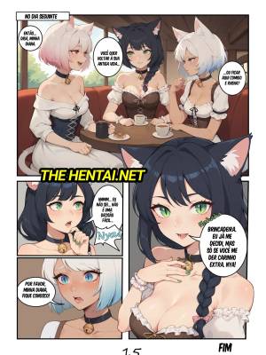 Collar Me a Catgirl ~or~ How Do Heroes Retire? Hentai pt-br 15