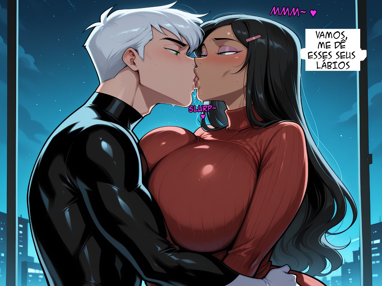 Danny Phantom x Paulina Sanchez Hentai pt-br 03