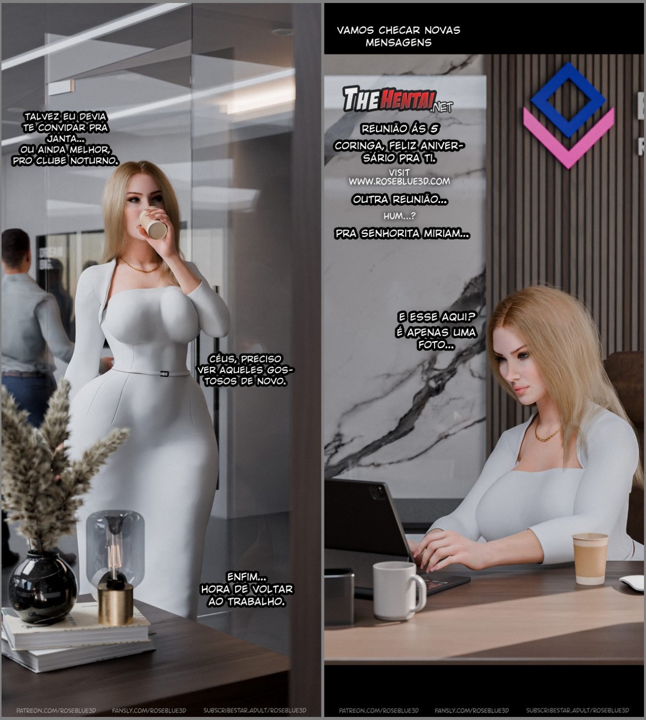 Dismissed By Rose Blue 3D Part 3 Hentai pt-br 45