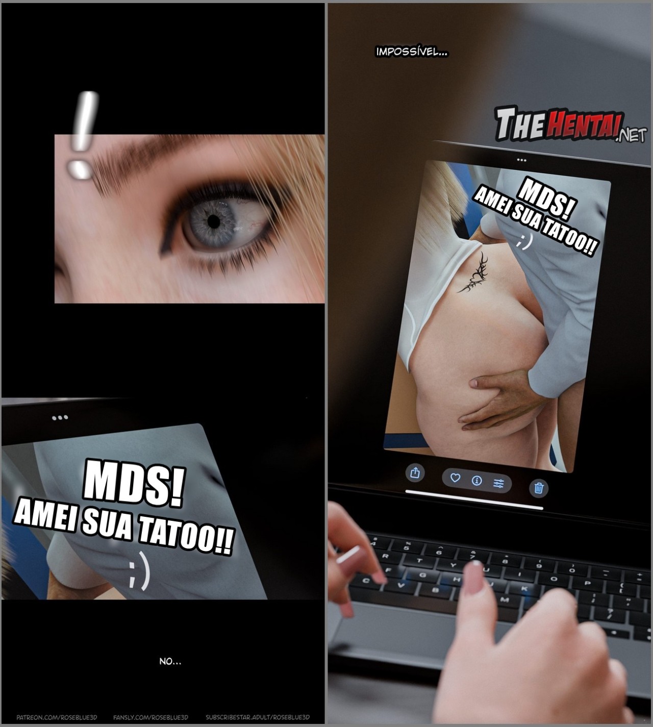 Dismissed By Rose Blue 3D Part 3 Hentai pt-br 46
