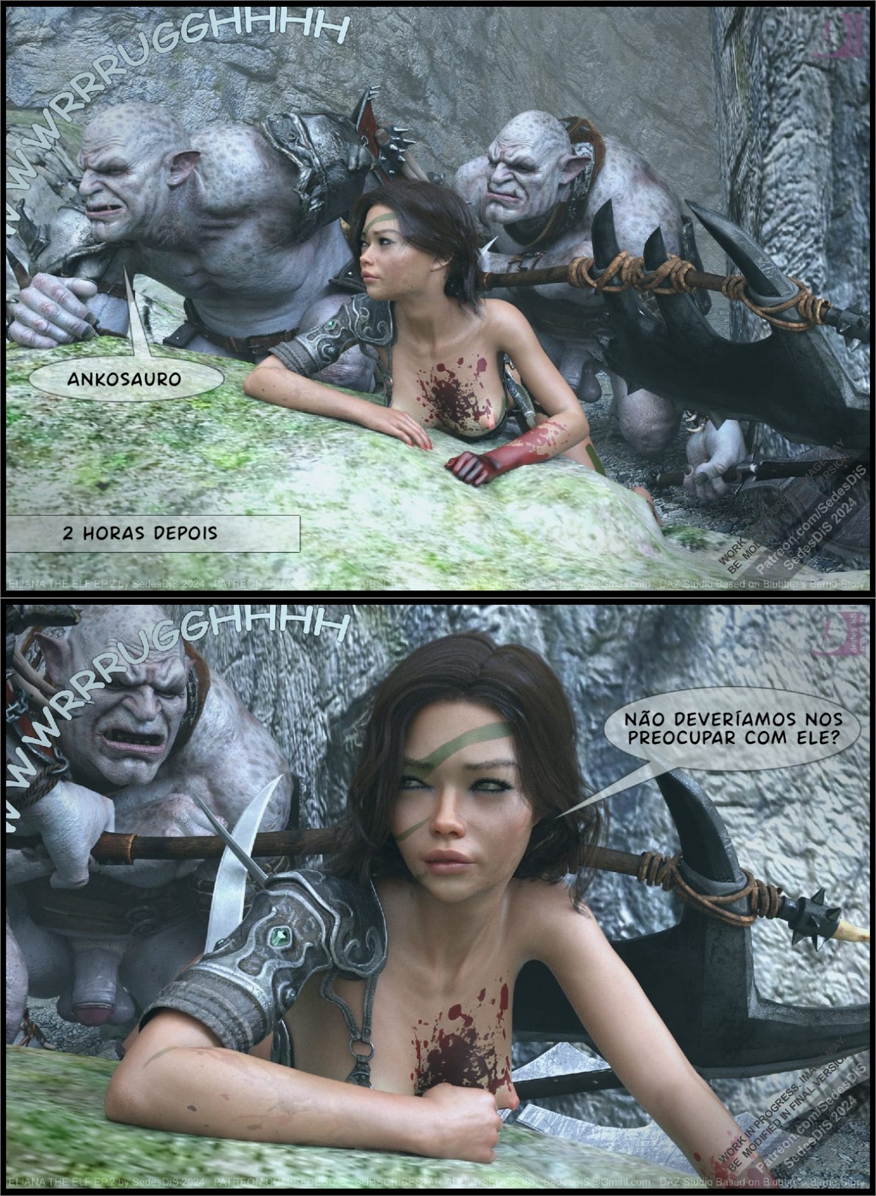 Eliana The Elf Part 2 Hentai pt-br 60