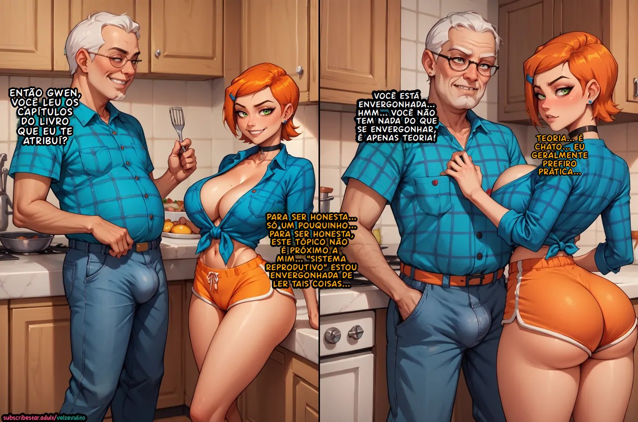 Gwen's Homeschooling Hentai pt-br 14