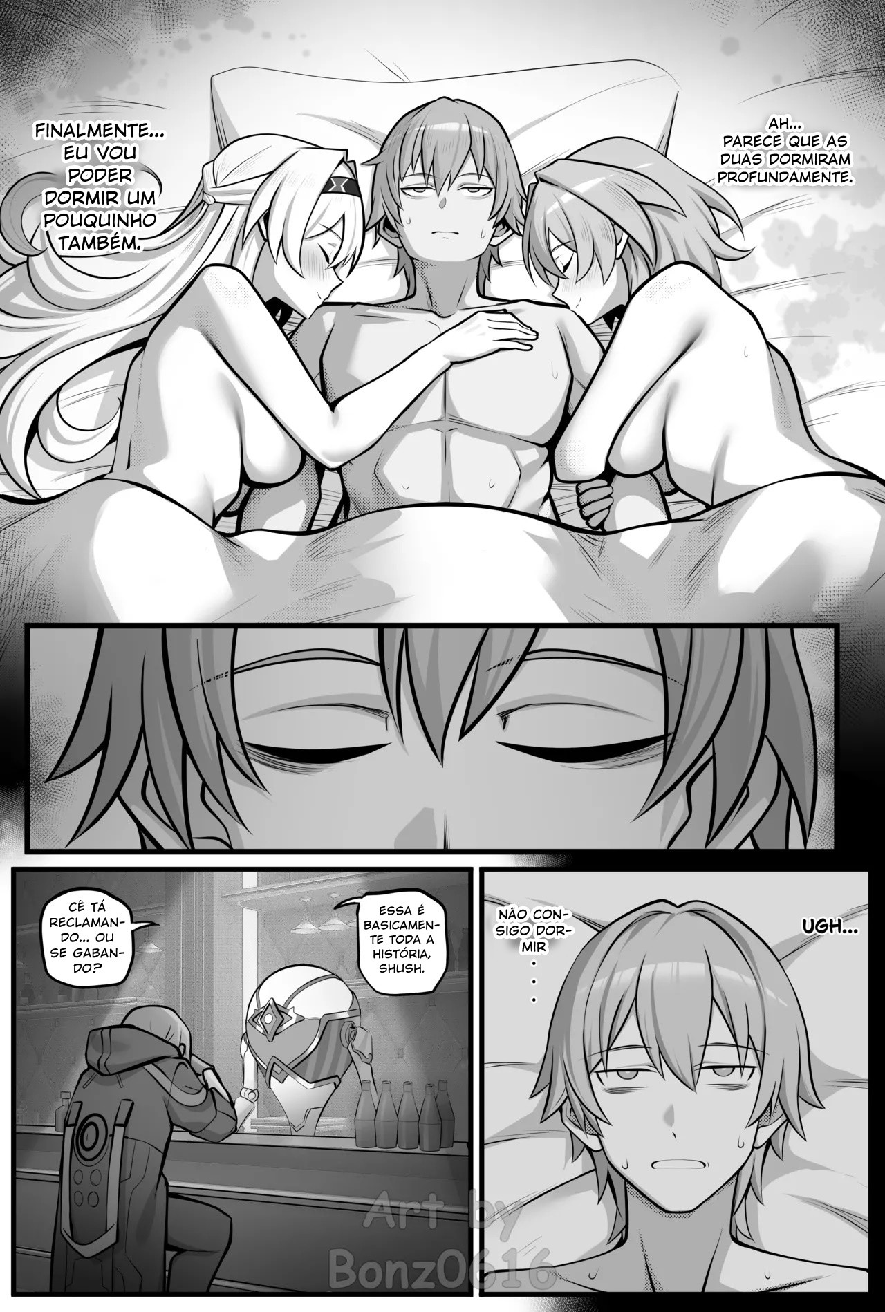My Girlfriends Never! Let Me Sleep... Hentai pt-br 17