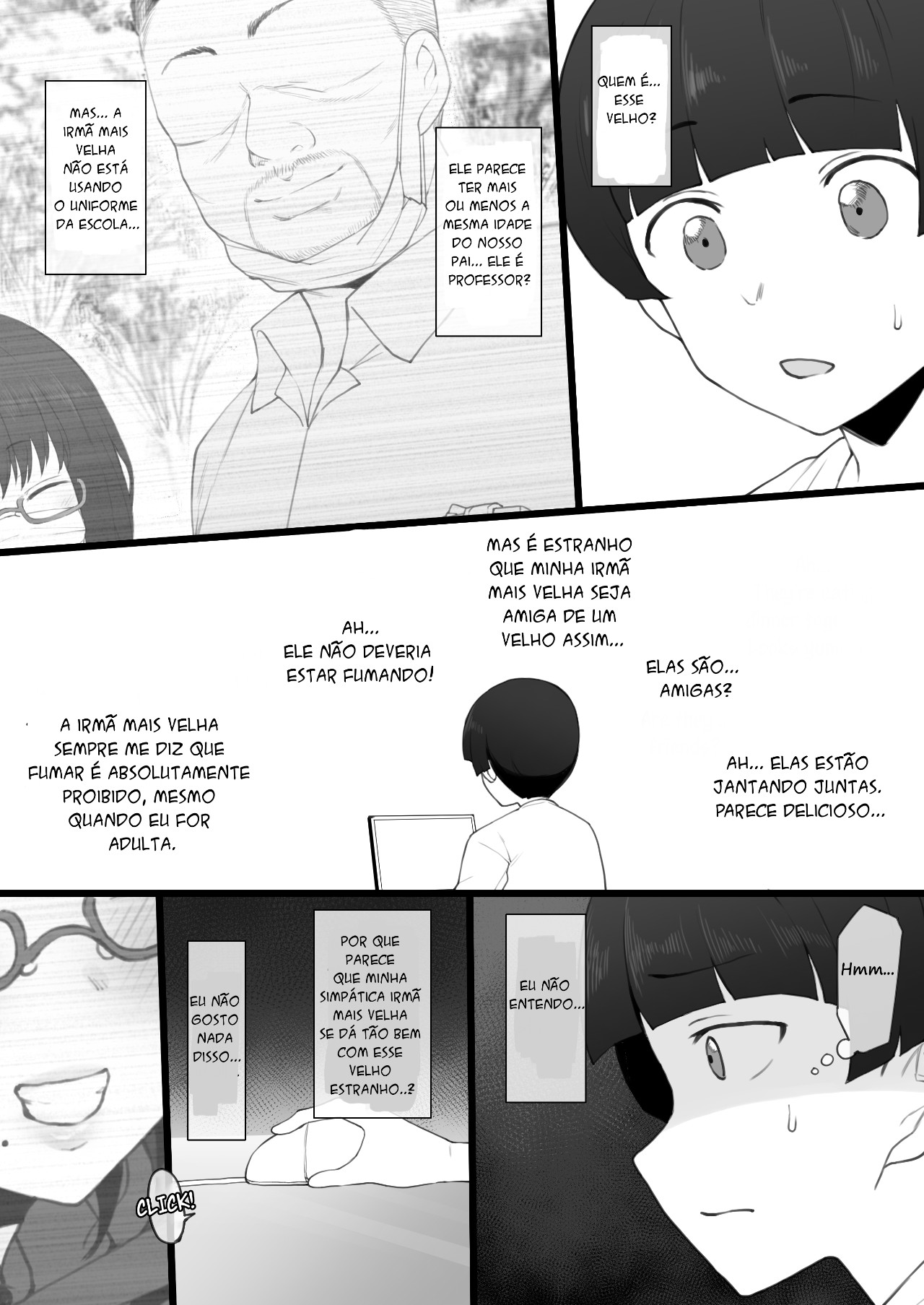 On the Laptop My Beloved Big Sister Lent Me… Hentai pt-br 05