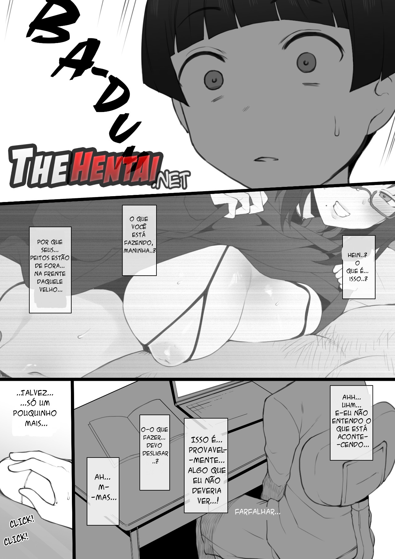 On the Laptop My Beloved Big Sister Lent Me… Hentai pt-br 07