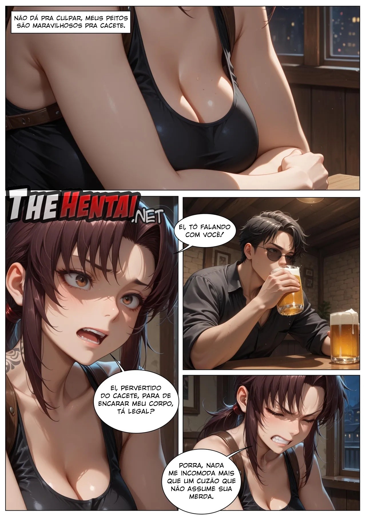 Revy Needs a Dick Hentai pt-br 03