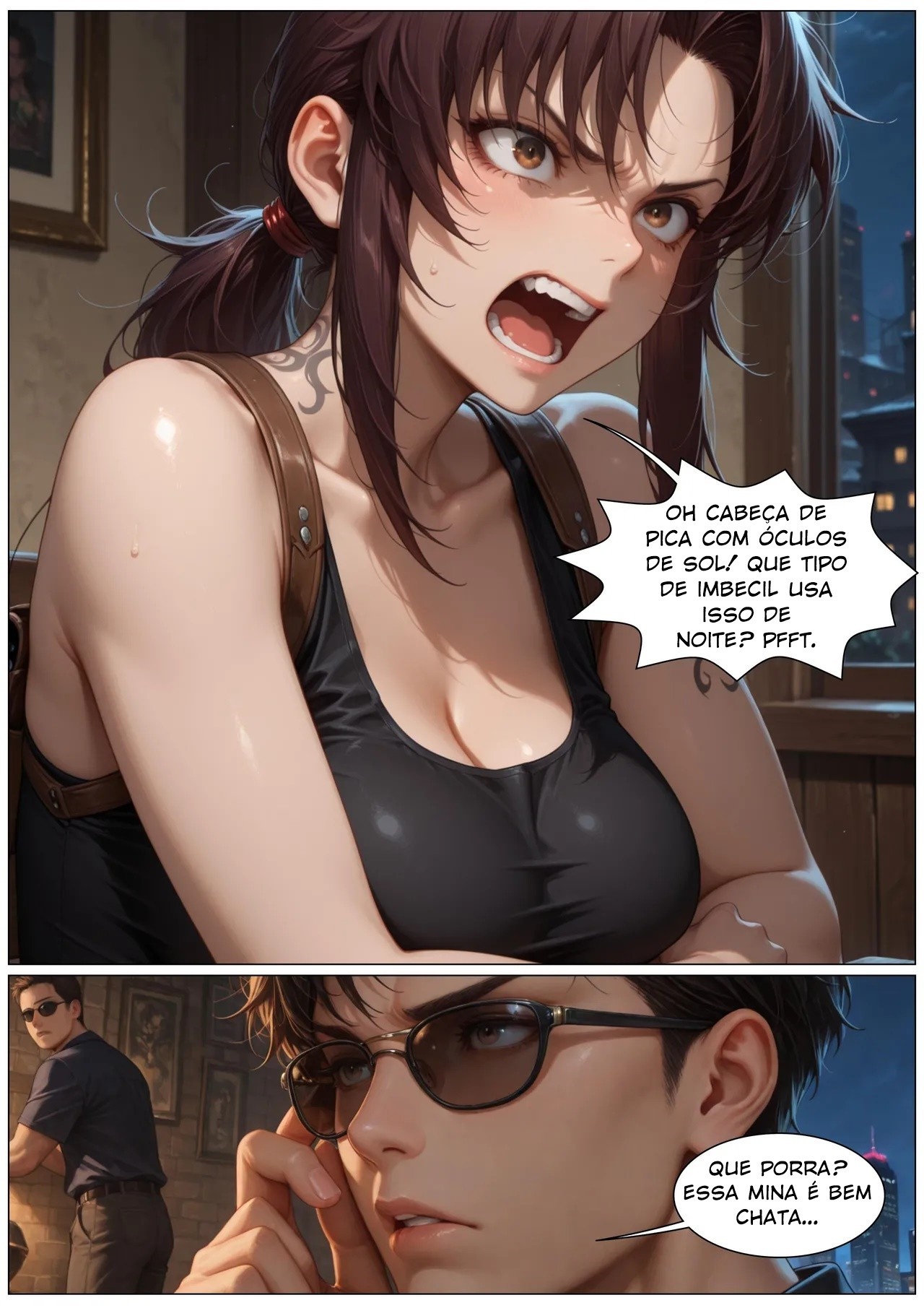 Revy Needs a Dick Hentai pt-br 04