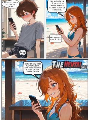 Scarlett Blaze Part 4: Beachside Temptations Hentai pt-br 15