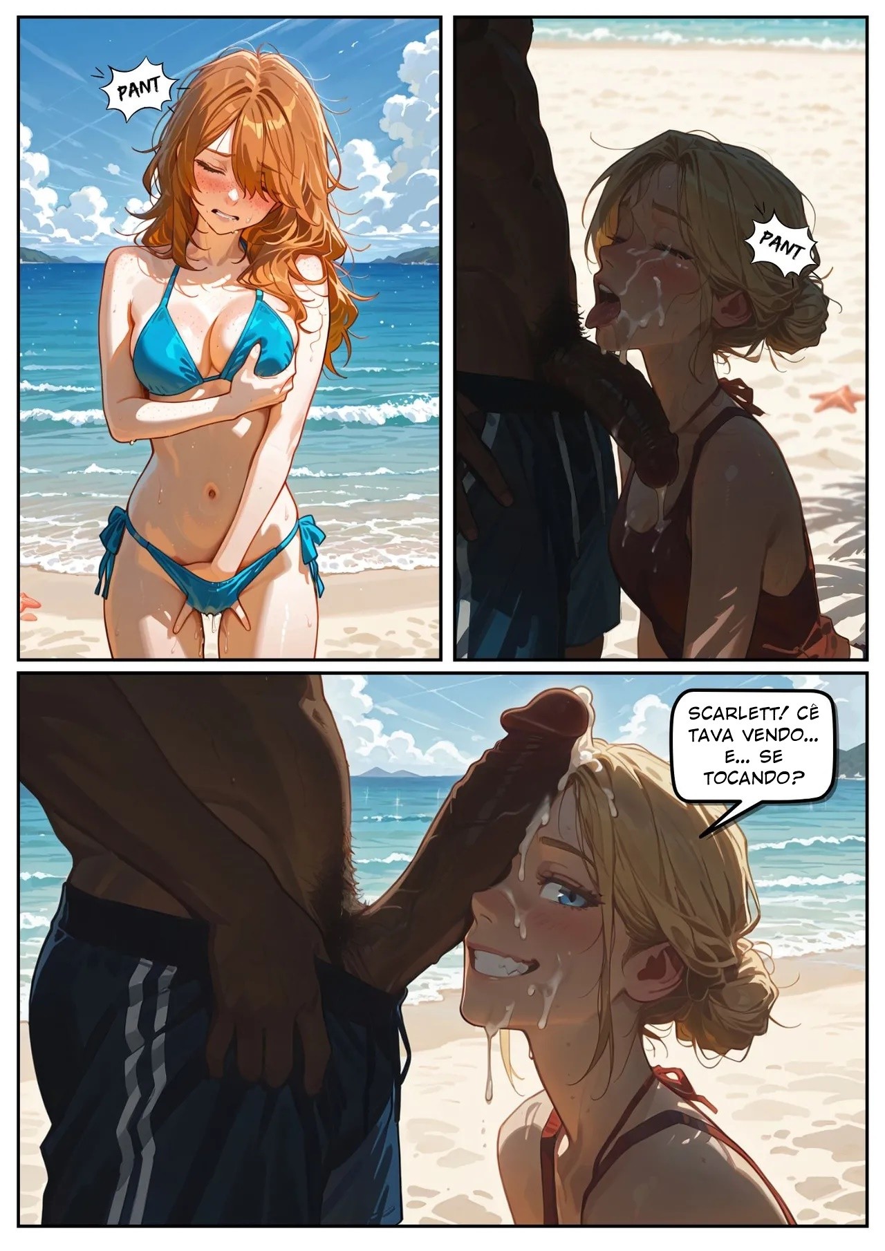 Scarlett Blaze Part 4: Beachside Temptations Hentai pt-br 25