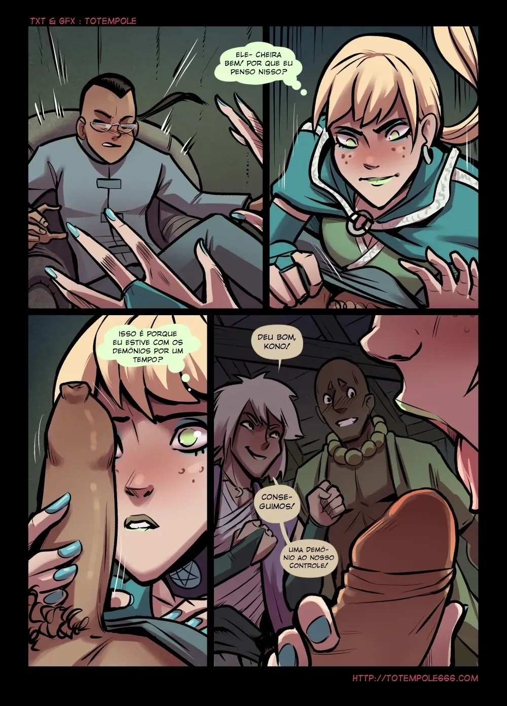 The Cummoner Part 28: Soul-Bound Sorceress Hentai pt-br 23