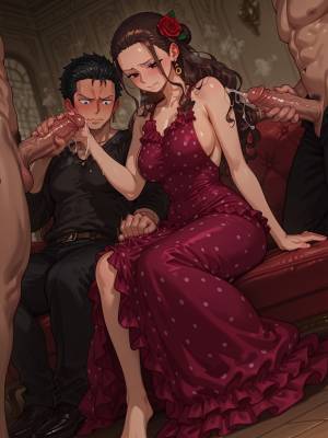 VIOLA DOUBLE HANDJOB POV: SANJI & ZORO CUMSHOTS Hentai pt-br 06