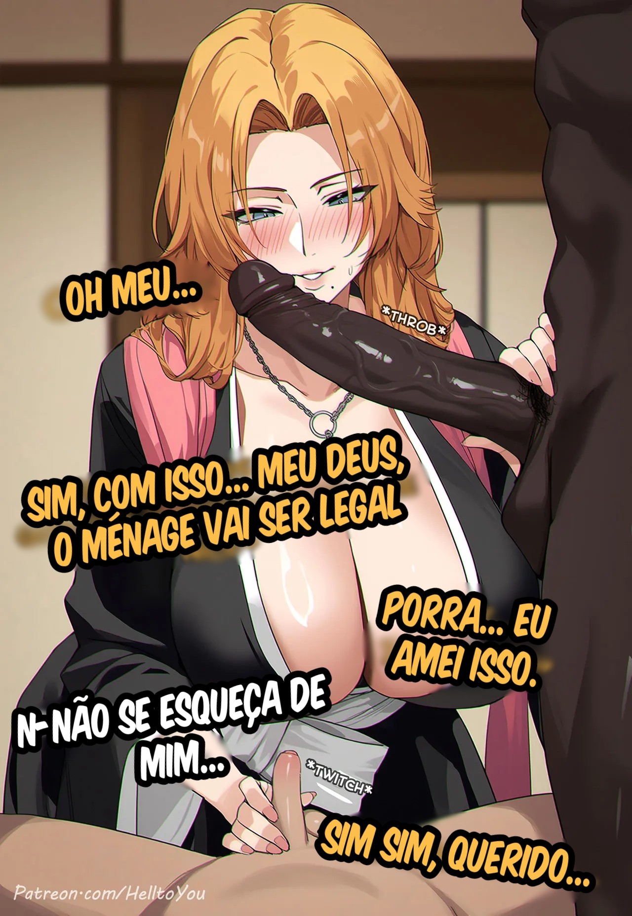 AI Generated: Rangiku By HellToYou Hentai pt-br 03