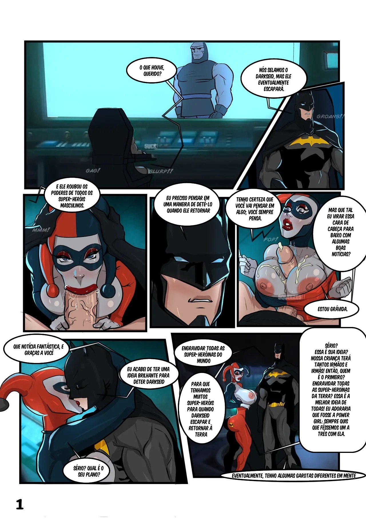 Batman Impregnates The DC Universe Hentai pt-br 02