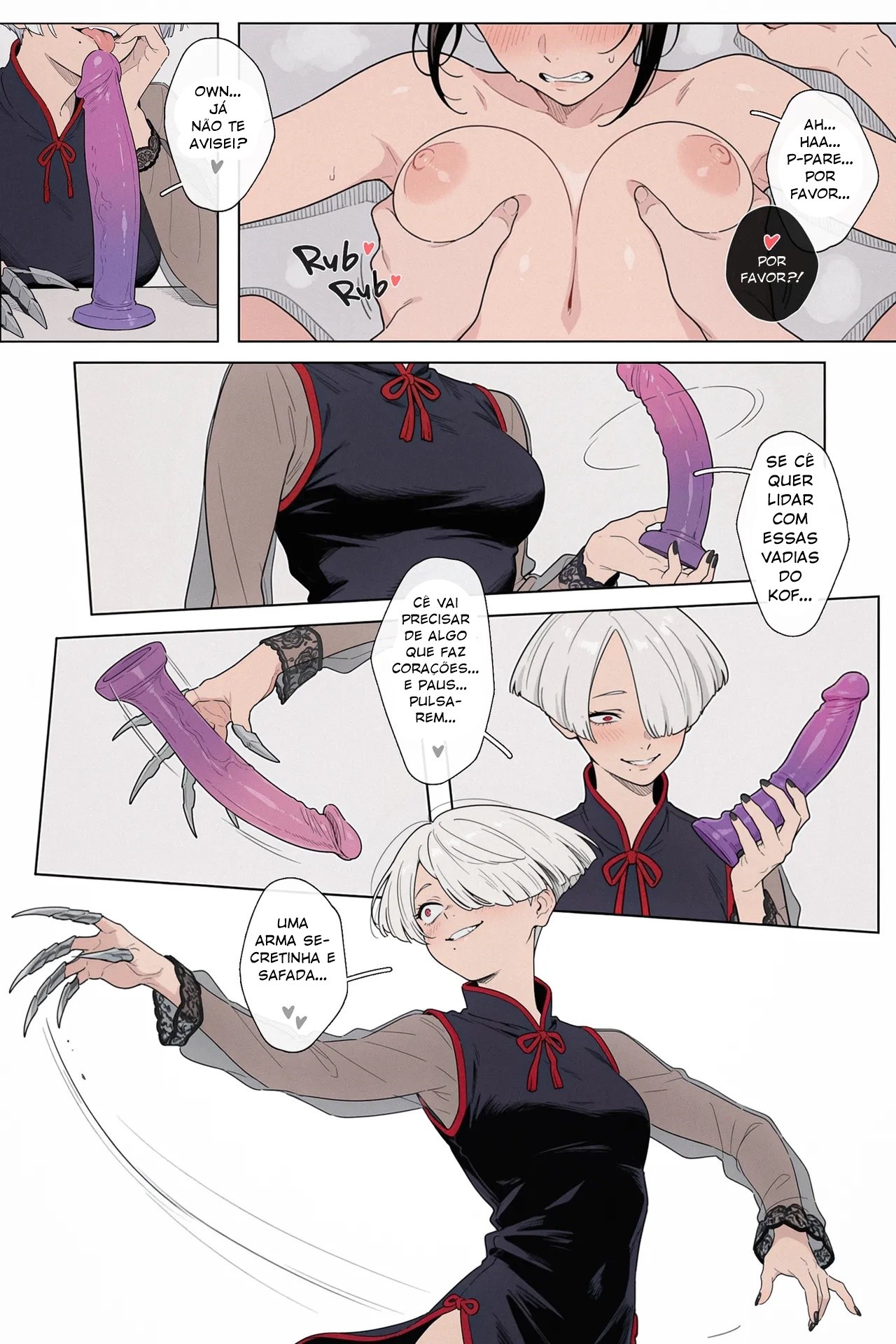 Bikini Fighter: Mai vs Juri Hentai pt-br 22