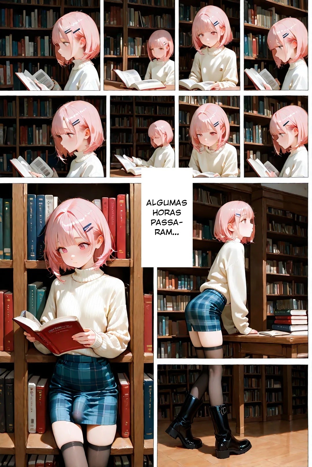 Femboy Library Hentai pt-br 04