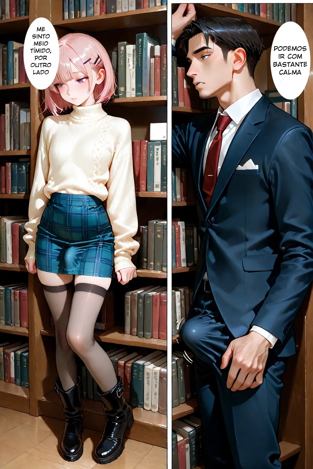 Femboy Library Hentai pt-br 07