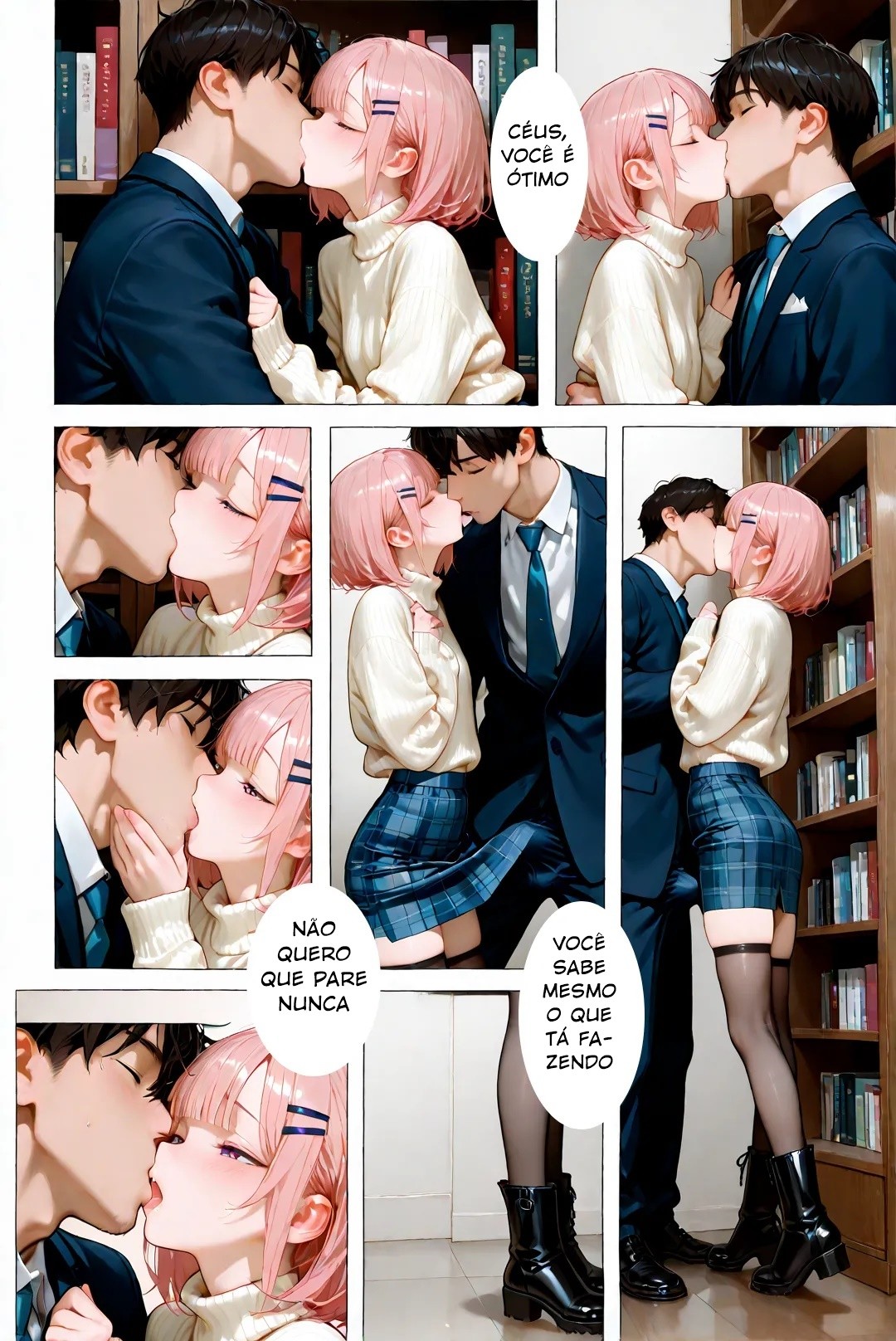 Femboy Library Hentai pt-br 13