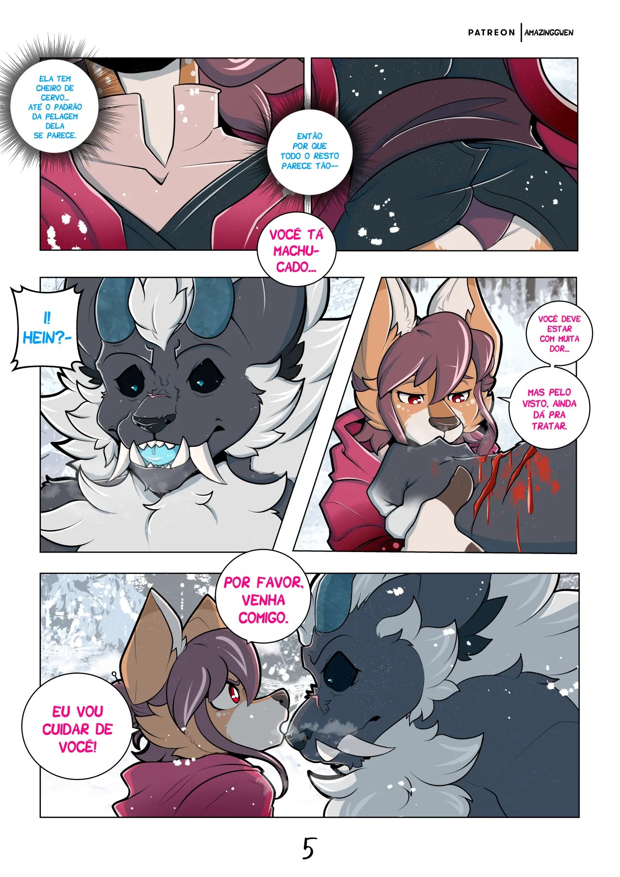 Red Blossom & Winter Snow Hentai pt-br 06