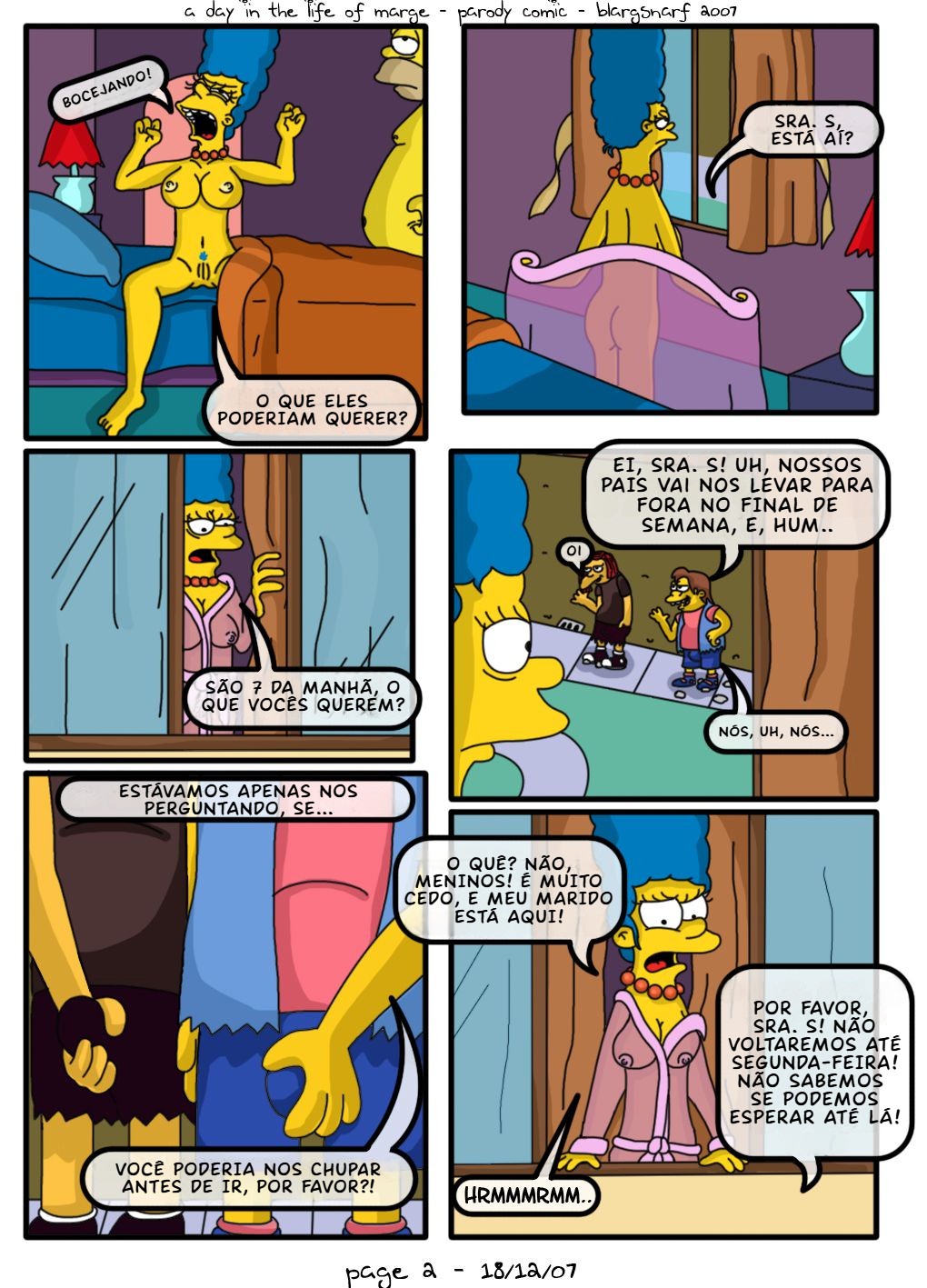 A Day In The Life Of Marge Hentai pt-br 03