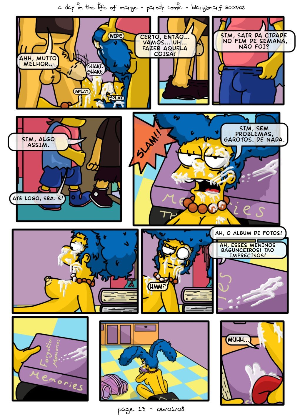 A Day In The Life Of Marge Hentai pt-br 14