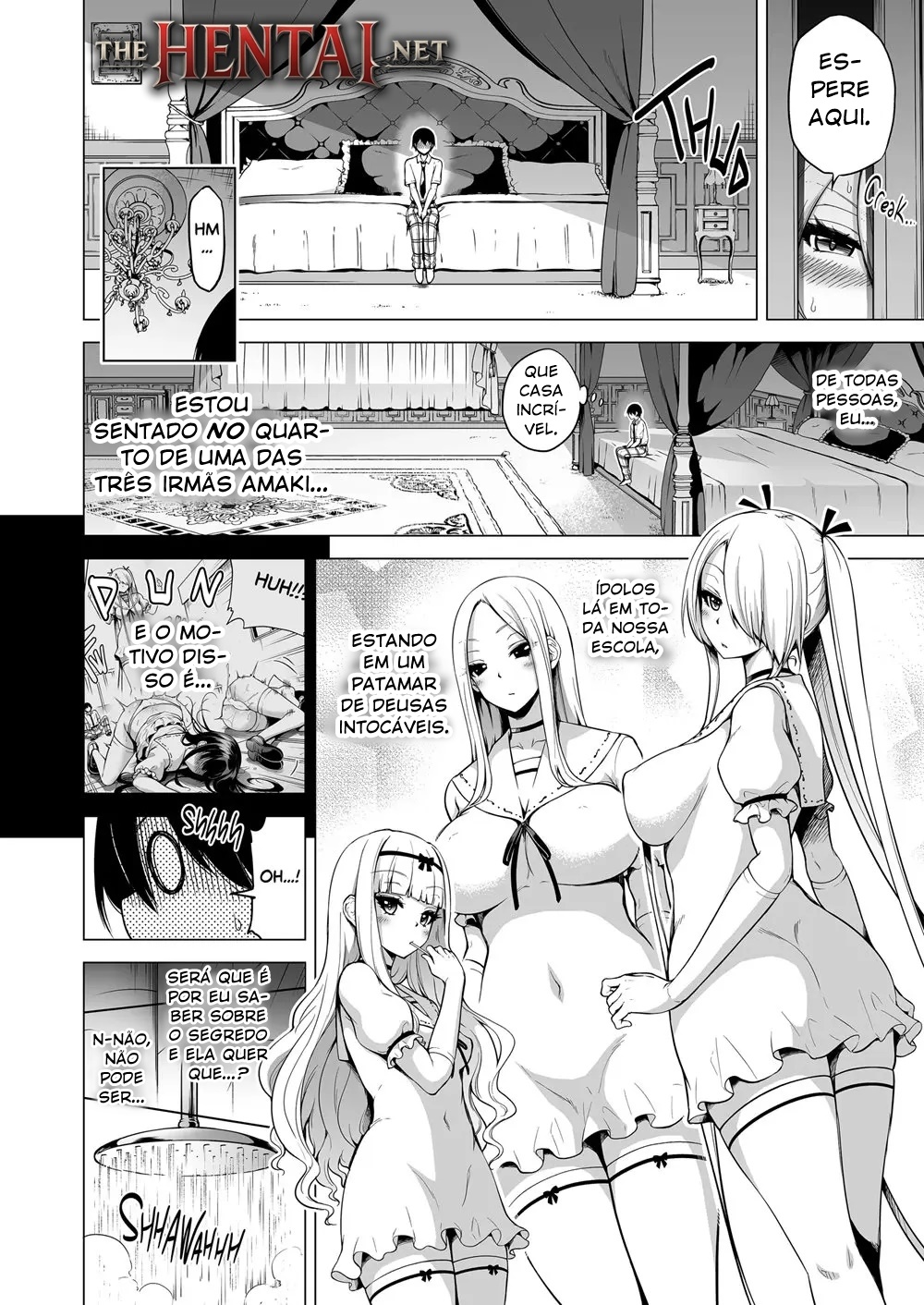 Hands-On Draining With Three Succubus Sisters Part 1: Lamy's Secret Hentai pt-br 27