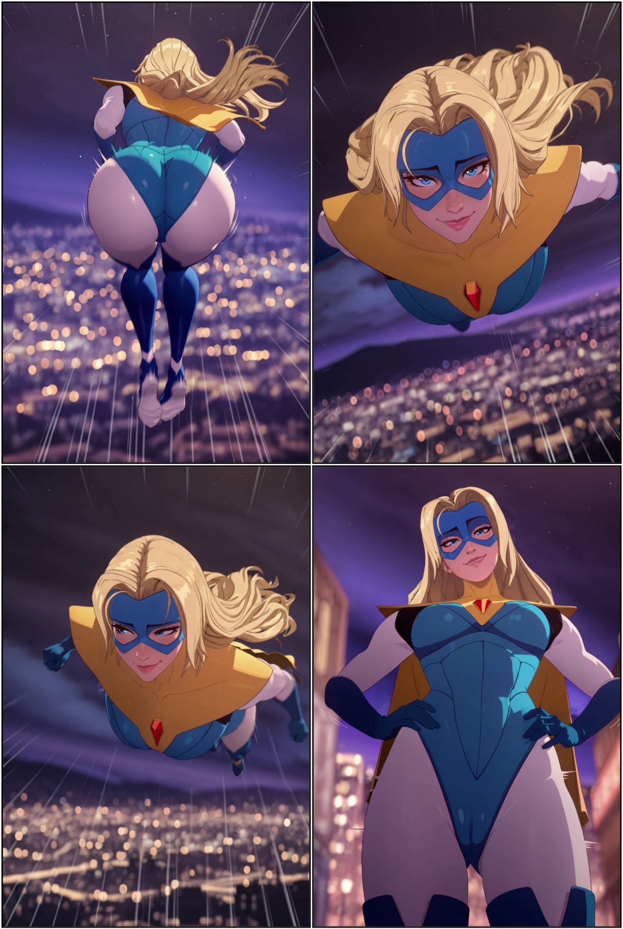 AI Generated: Blonde Blazer Hentai pt-br 02