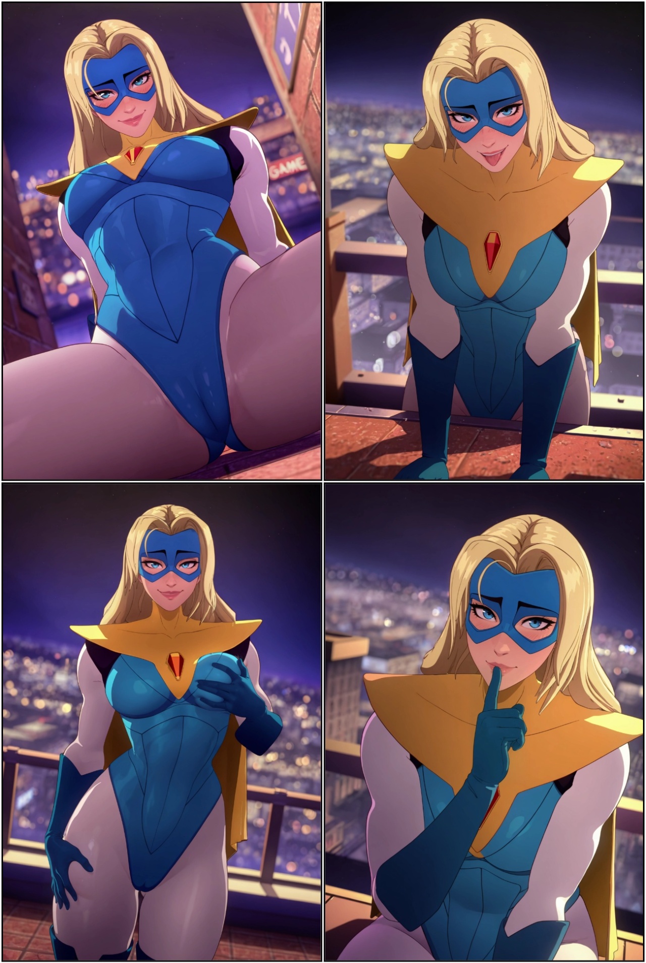 AI Generated: Blonde Blazer Hentai pt-br 07