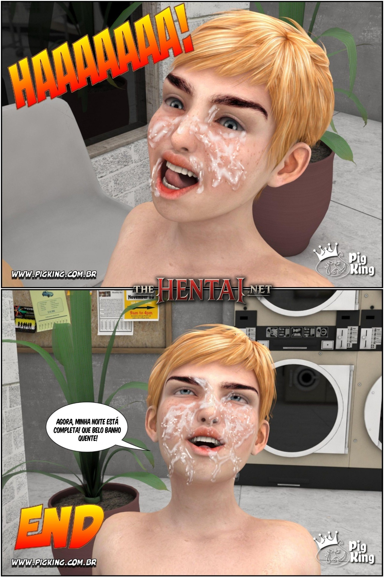 Coffee In The Laundry Hentai pt-br 24