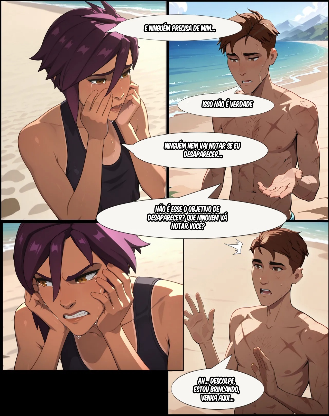 Dispatch Beach Hentai pt-br 13