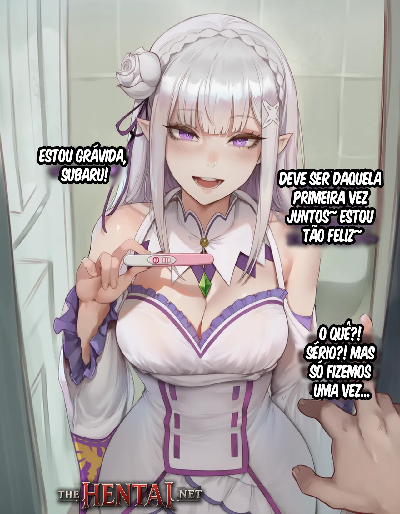 Emilia's First Time Hentai pt-br 25
