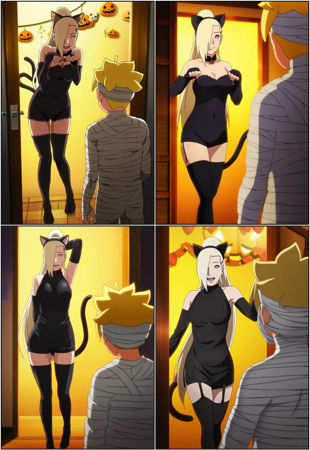 Halloween: Boruto X Ino  Hentai pt-br 02