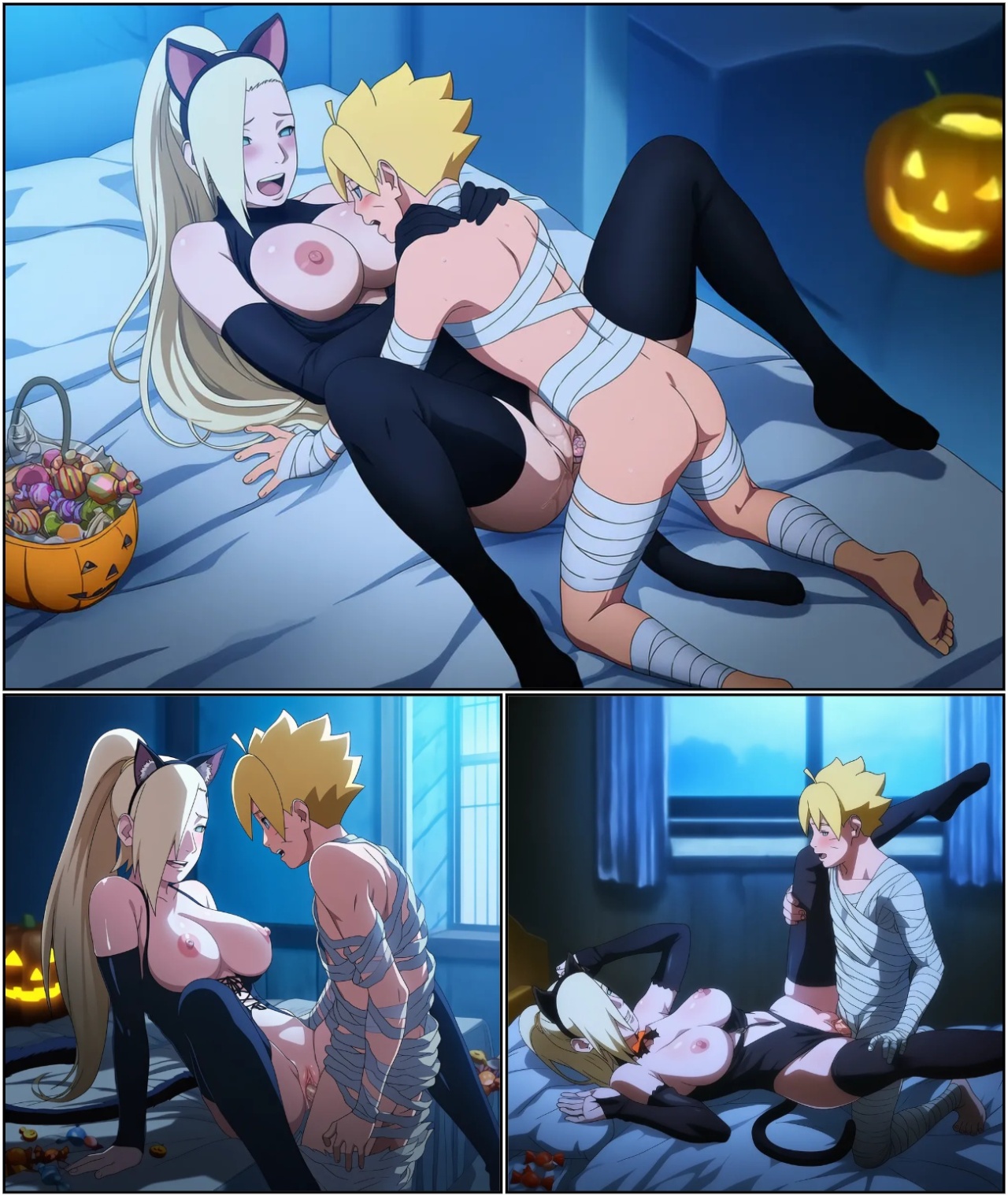 Halloween: Boruto X Ino  Hentai pt-br 23
