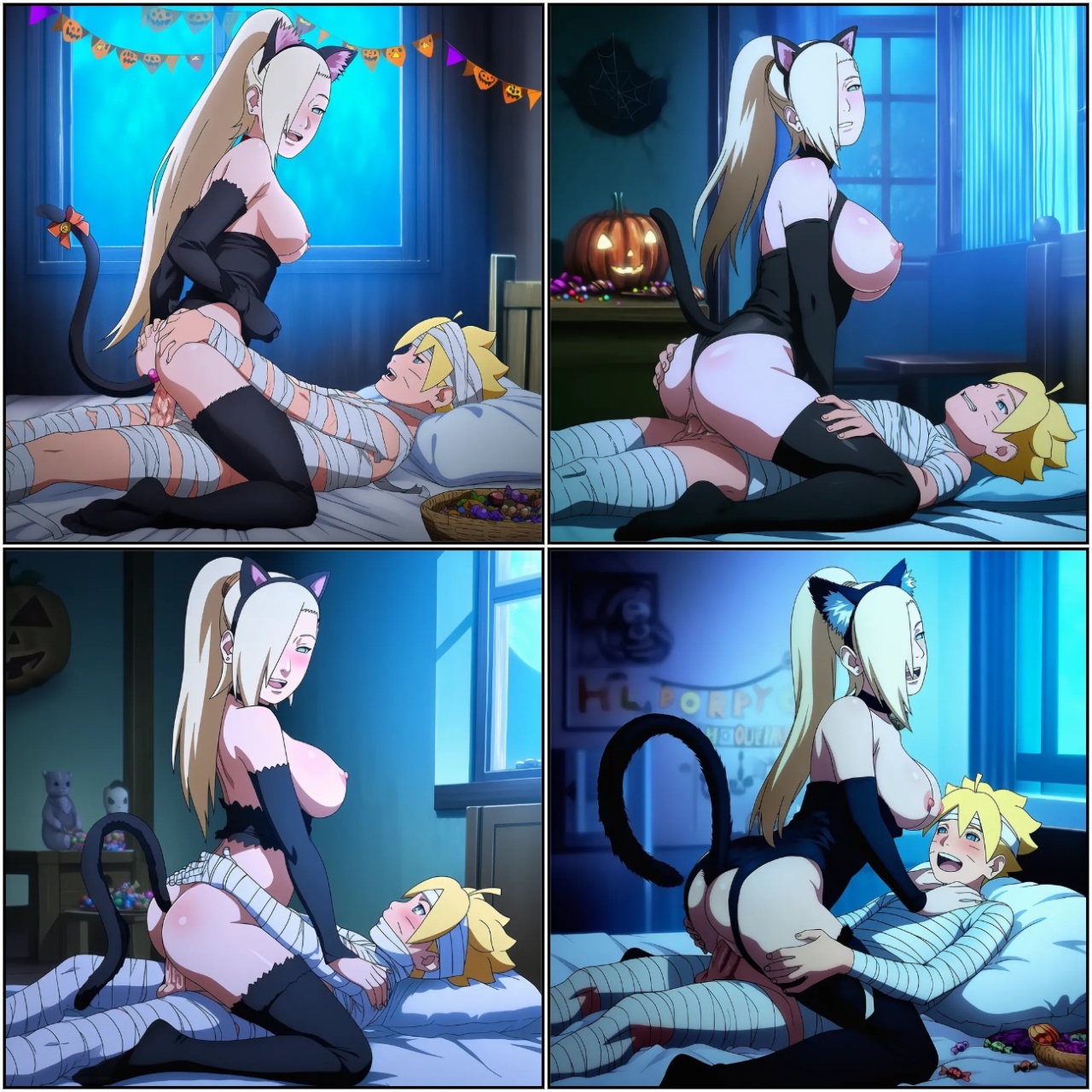 Halloween: Boruto X Ino  Hentai pt-br 27