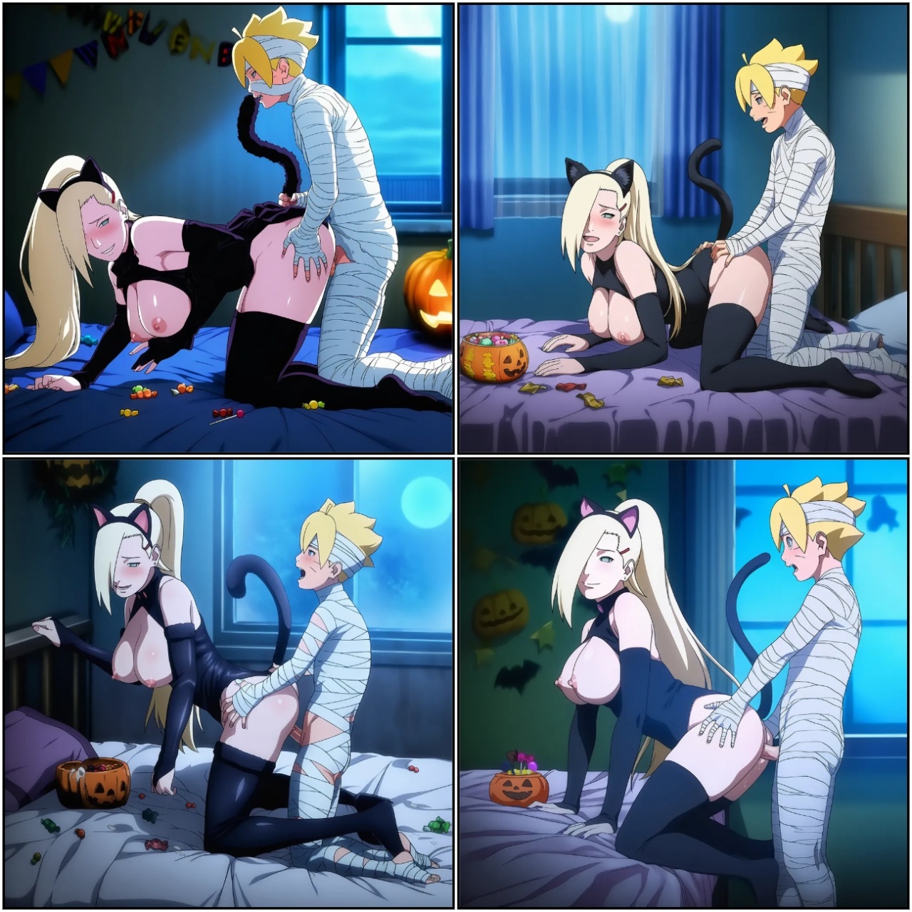 Halloween: Boruto X Ino  Hentai pt-br 33