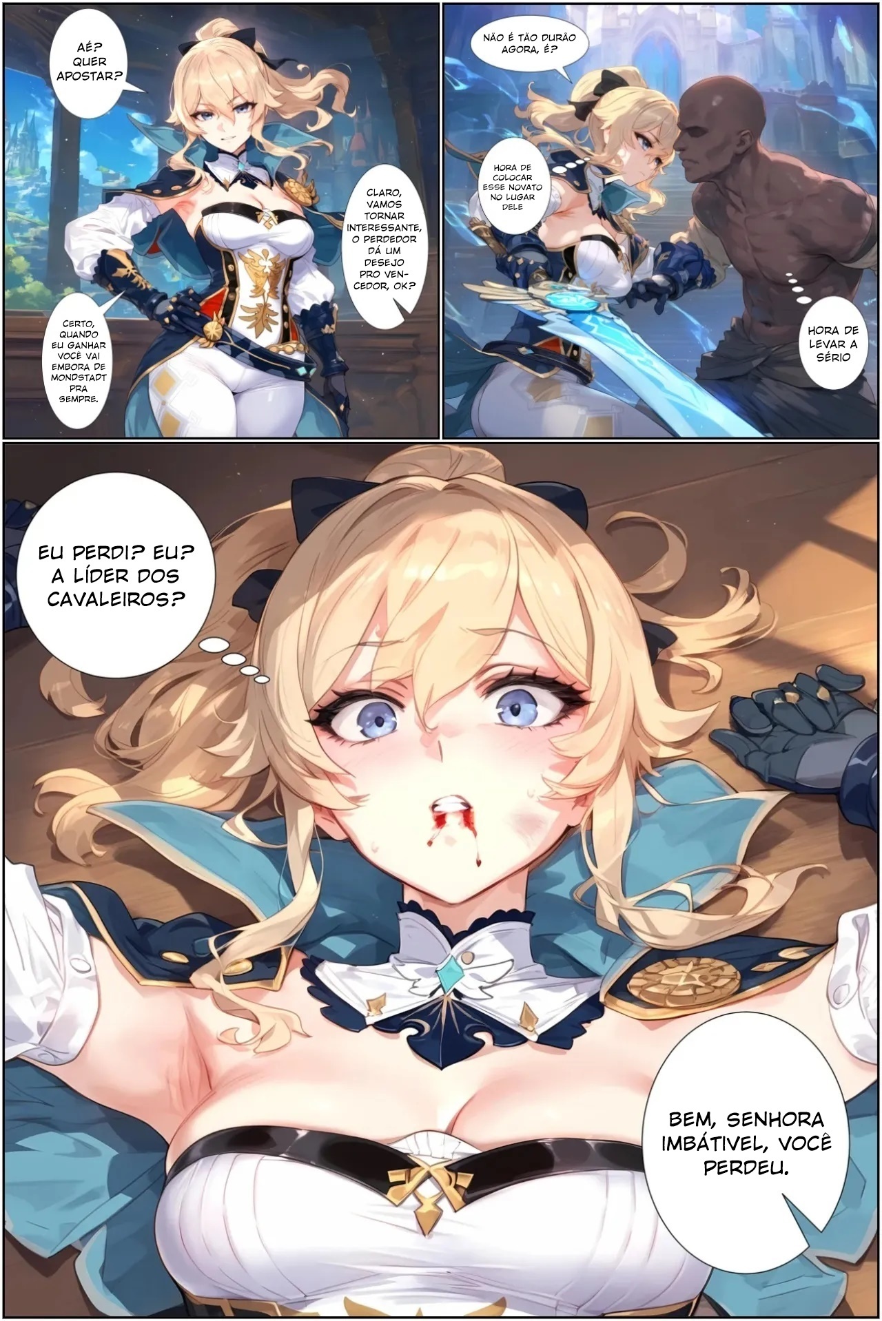 Jean x Genshin Impact  Hentai pt-br 02