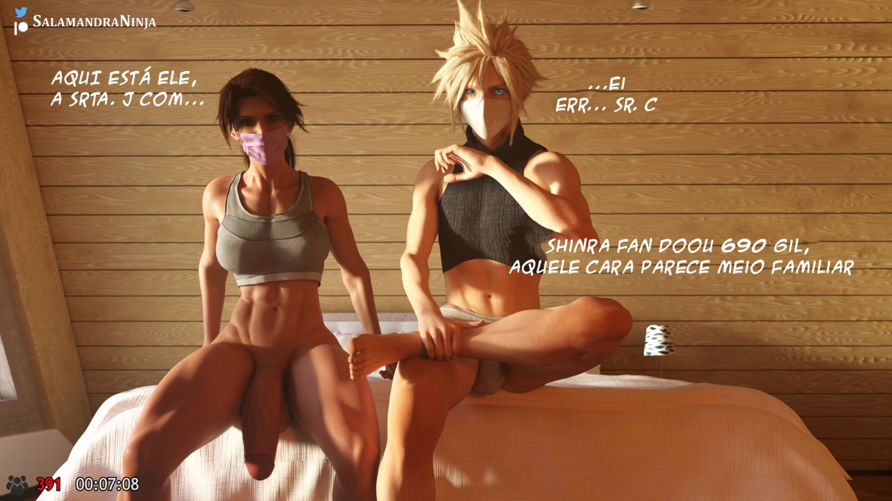 Jessie & Cloud's Stream Hentai pt-br 06