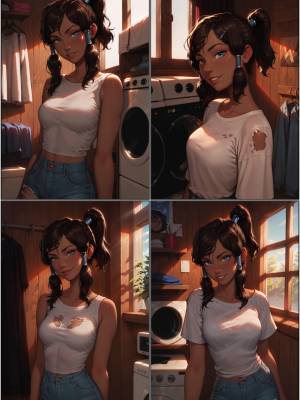 Korra's Wash Day Hentai pt-br 02
