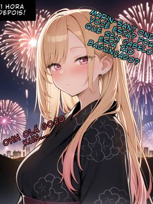 Marin Sneaks Off During Her Date With Gojo To Meet With Her Sex Friend! Hentai pt-br 17