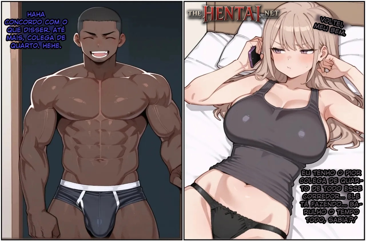 Misaki Takes a Liking To Her "Noisy" Dormmate Hentai pt-br 09