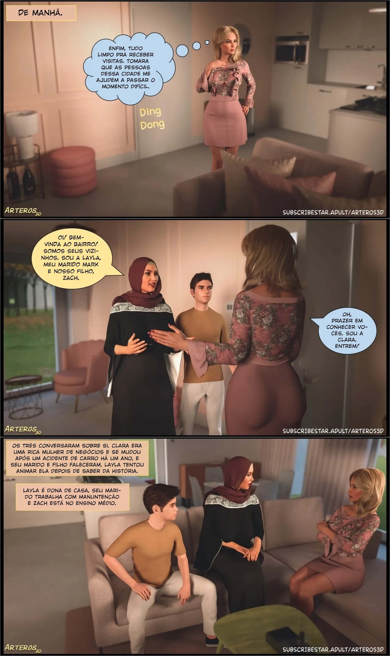 New Passion In Town By Arteros3D Hentai pt-br 02