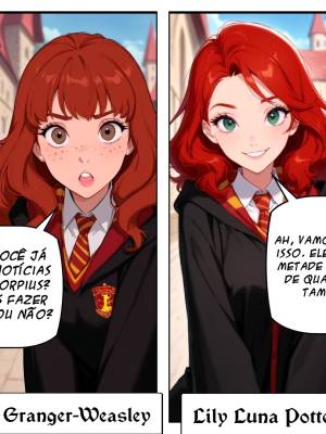 Rose Granger-Weasley And Lily Luna Potter Get Gangbanged