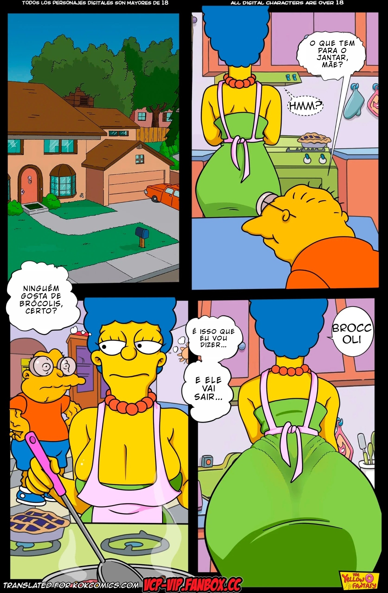 The Yellow Fantasy Part 18: Hans Moleman Show Hentai pt-br 02