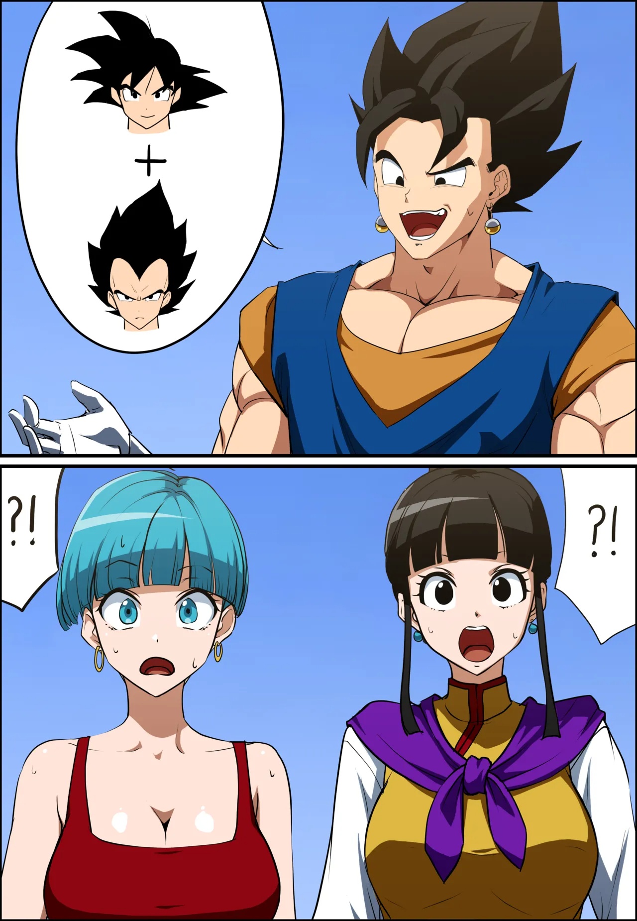 Vegetto x Chichi x Bulma Hentai pt-br 06