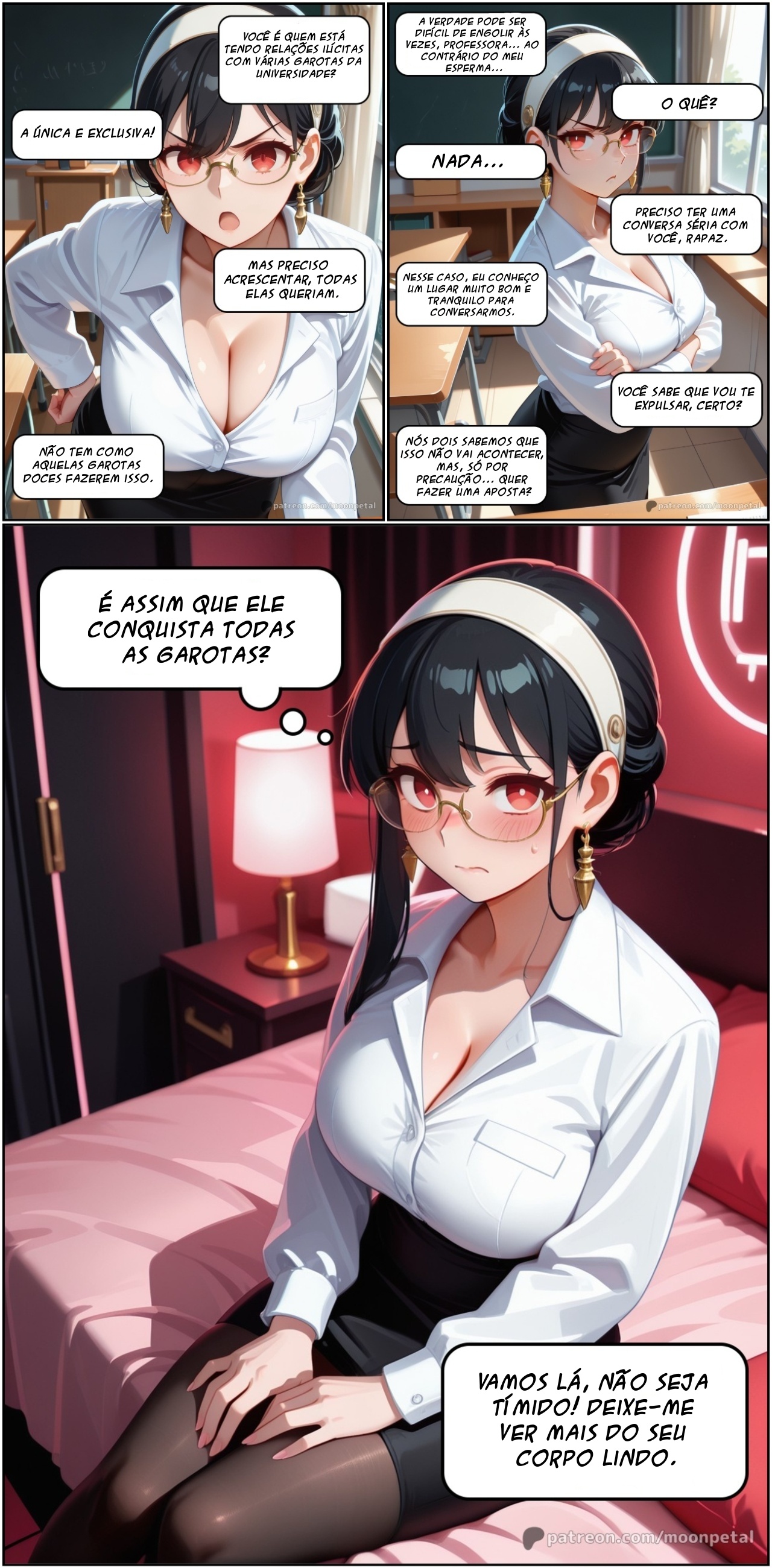 Wanna Make a Bet? Part 4: Yor Forger Hentai pt-br 02