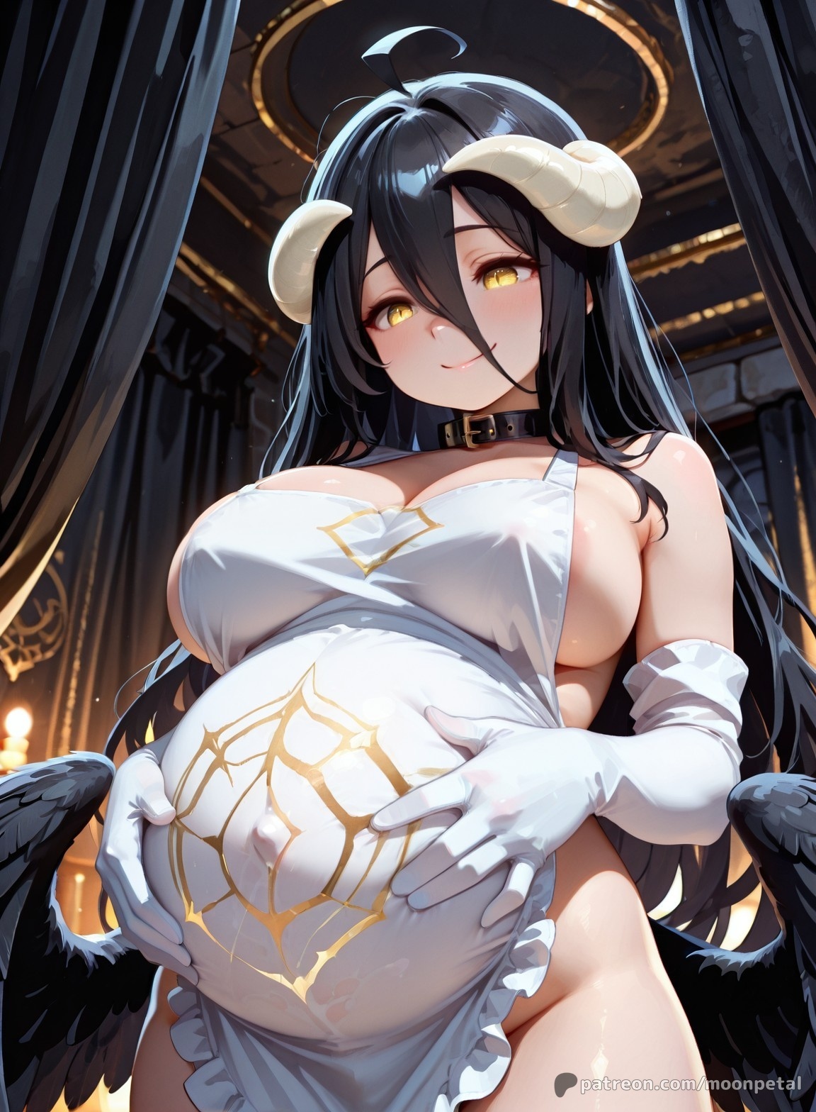 Wanna Make a Bet? Part 6: Albedo Hentai pt-br 47