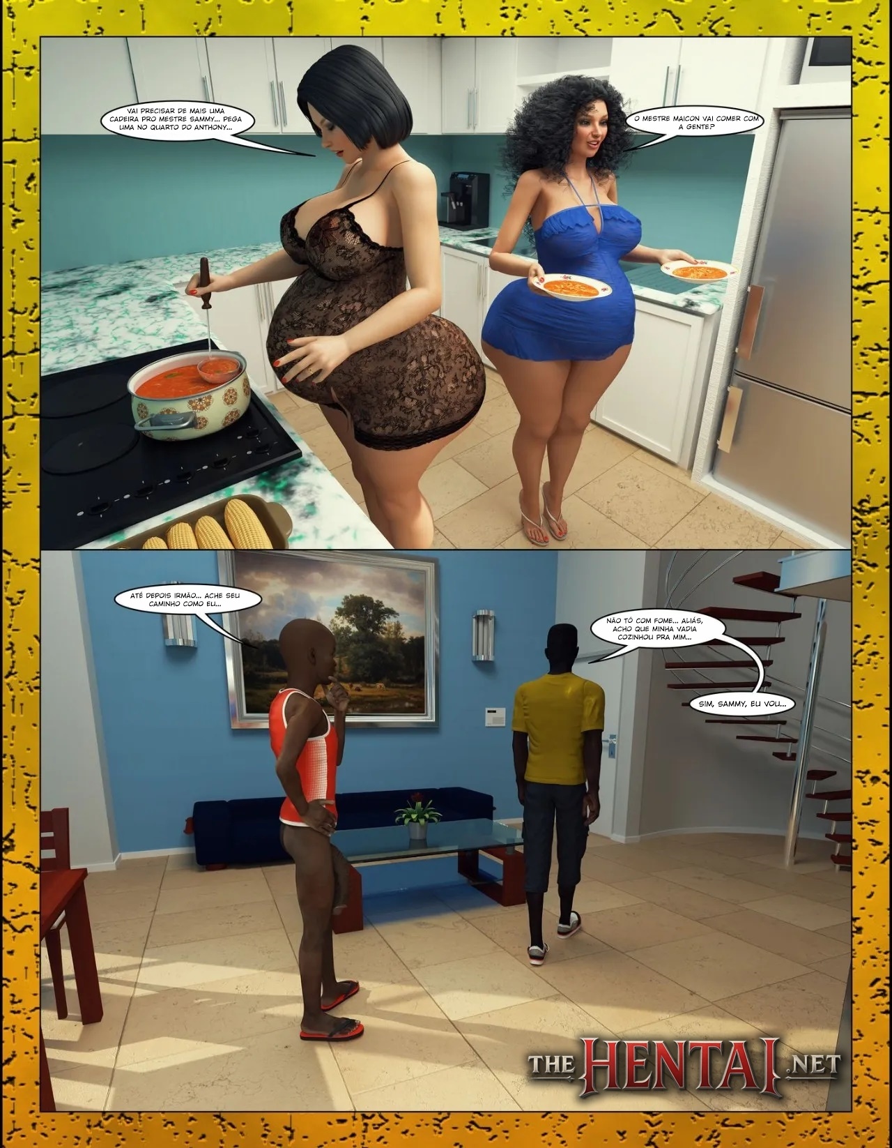 Black Takeover By Moiarte3D Part 8 Hentai pt-br 39